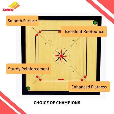 Buy Synco Leadall Carrom Board Online – Synco Sports