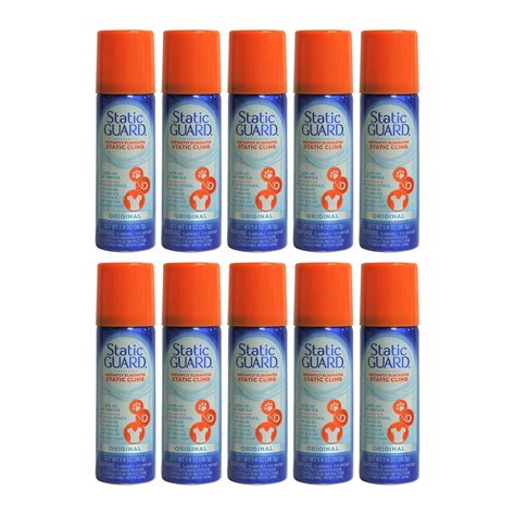 Static Guard Anti Static Spray 1.4 oz Travel Size, 10 Sprays/Pack, 14 ...