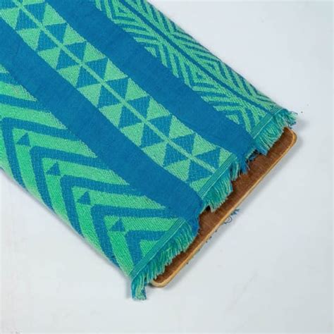 Premium Green Colour Cotton Acralic Jacquard Fabric Fabric for ...