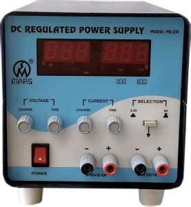 MARS DC Regulated Power Supply Single Output 0-30VDC/5 Amps with fixed ...