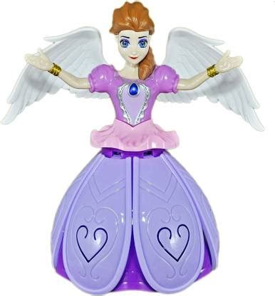 iSTORE Angel Girl Dancing Doll & Rotating Flashing Lights with Music ...