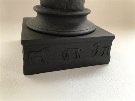 Wedgwood Black Basalt Lester Piggott Bust limited | Ubuy India