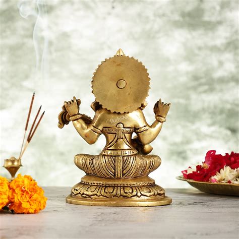 Superfine Brass Saraswati Idol - 7.5 Inch – Budhshiv.com