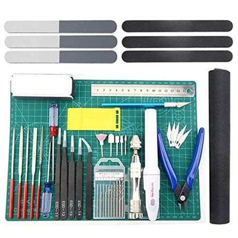 Buy BXQINLENX Professional 35 PCS Gundam Modeler Basic Tools Craft Set ...