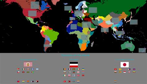 A Map and Information of a Three-Way Cold War I came up with, between the remnants of the 3I ...