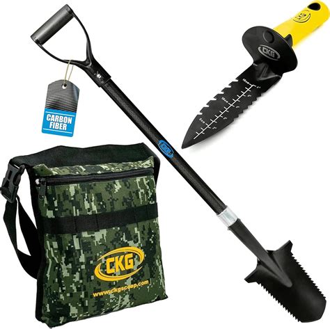 CKG Carbon Metal Detecting Set - Spade Shovel, Hand Shovel Digging Tool ...
