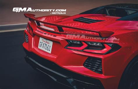 Another Look At The New 2025 Corvette Z51 Rear Spoiler