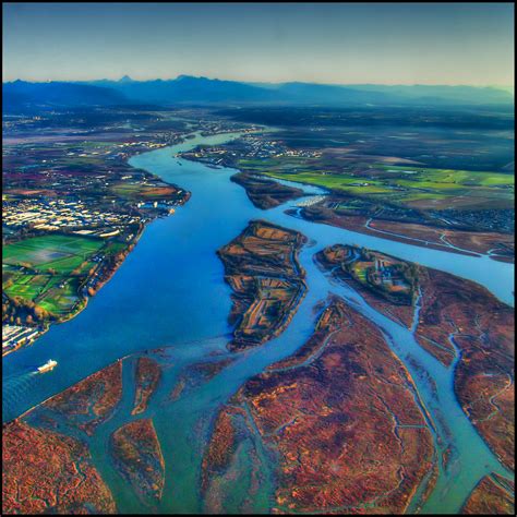 The Delta | The Fraser River Delta from the air. This is on … | Flickr