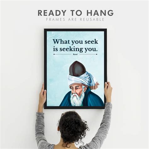 Buy Chaka Chaundh – Rumi frames - Rumi Quotes Poster - motivational ...