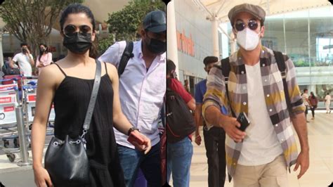 Rashmika Mandanna, Ranbir Kapoor return to Mumbai after shooting for ...