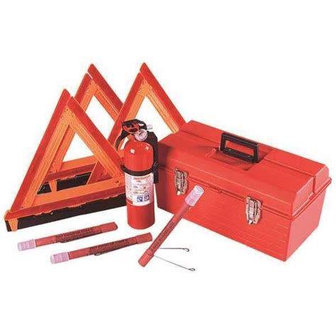 Cortina Safety Products FLEET SAFETY KIT-PLASTIC BOX 95-04-06 | Zoro
