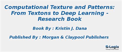 Best Research Books in Computational Texture and Patterns | S-Logix