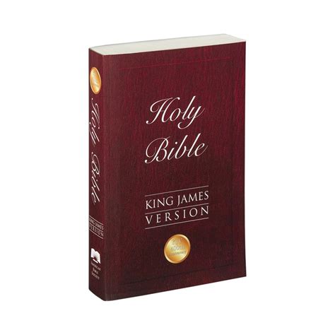 KJV King James Paperback Bible - 400th Anniversary Seal & Auxiliary Re ...