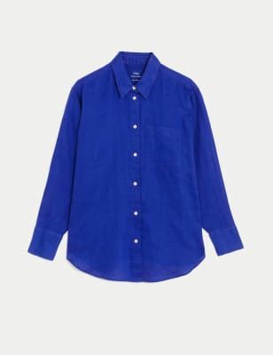 Pure Linen Oversized Shirt