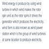 describe how electricity is produced from wind and tidal power plants ...