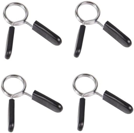 ARTISOUL® 4X Barbel Spring Clip Dumbbell Bar Collar Clamp Weightlifting ...
