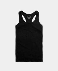 Buy Super Combed Cotton Rib Fabric Slim Fit Solid Racerback Styled Tank ...