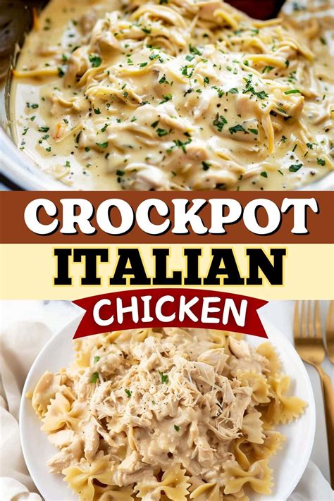 Crockpot Italian Chicken - Insanely Good