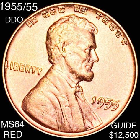 Sold Price: 1955/55 DDO Lincoln Wheat Penny CHOICE BU RED - Invalid ...