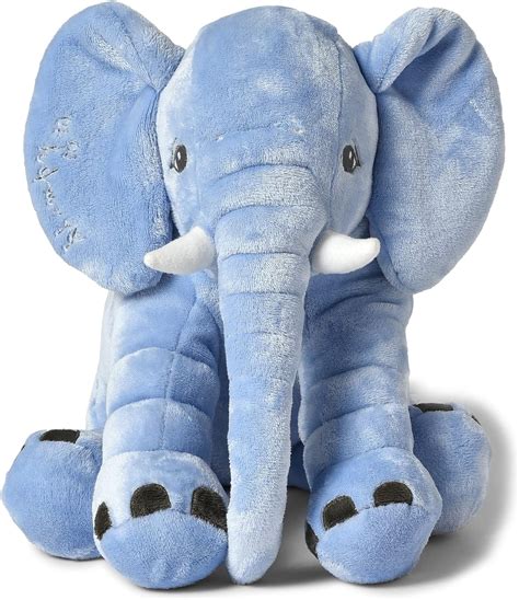 Buy Mirada Enchanting Plush Grey Elephant Soft Toy - Adorable with Pink ...