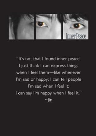My Expressions Jin: an unofficial BTS journal : Eve, Jin's: Amazon.in ...