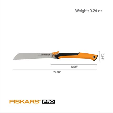 Fiskars PRO Power Tooth 10-in Fine Finish Cut Pull Saw 730510-1001 at ...
