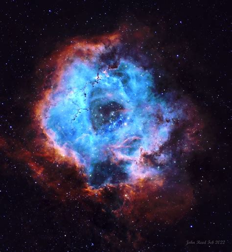 Photo of the Rosette Nebula by John Reed - Pocatello Astronomical Society