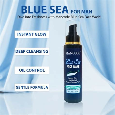 Mancode Blue Sea Face Wash -100ml