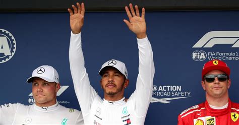 Formula One: Lewis Hamilton bat grabs pole position in rain-hit ...