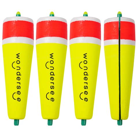 Wondersee Fishing Floats Weighted Slotted Peg Popping Floats Slip ...