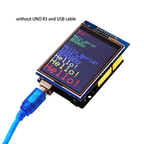 Elegoo Arduino UNO R3 2.8 TFT Touch Screen with SD India | Ubuy