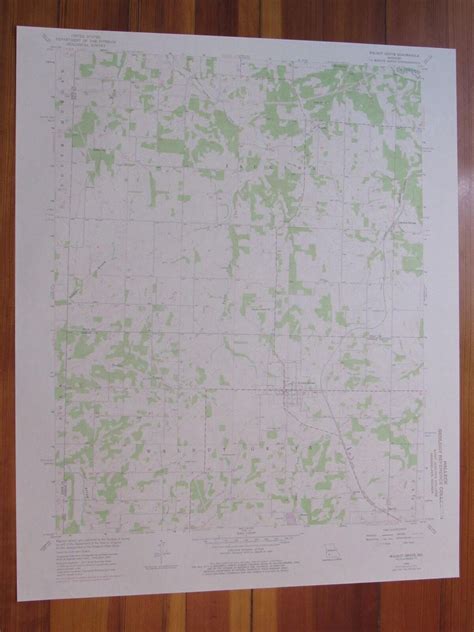 Walnut Grove Missouri 1976 Original Vintage USGS Topo Map: (1976) Map ...