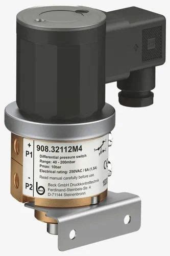 Pressure Switches - 930 Adjustable Beck Differential Pressure Switch ...