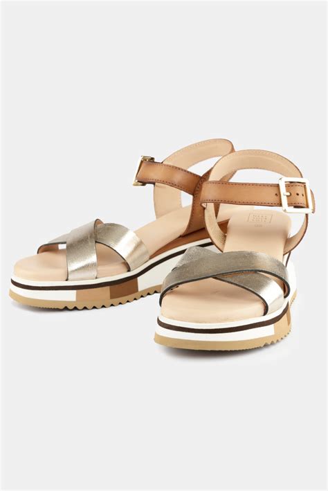 Gigi Wedge Heels - Tan + Gold – Heel Your Sole