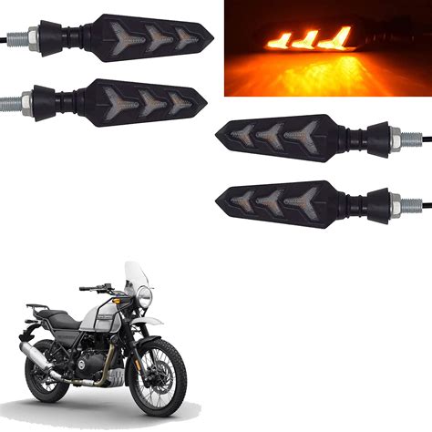 Vagary Bike Indicator Amber High Glow and Power SMD 6LED Indicators for ...