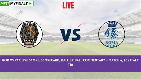 ROR vs RCC Live Score: Scorecard, Ball by Ball Commentary - Match 4 ...