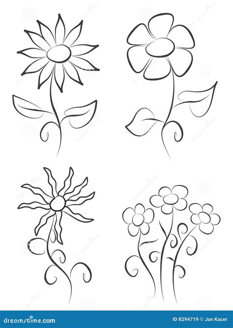 Hand Drawn Flowers