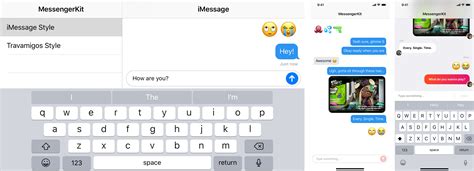 Image result for Messenger UI Android vs iOS