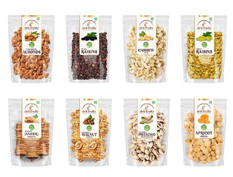 drii fruitz Dry Fruits Delicious & Gluten Free Combo Pack of 800gms ...