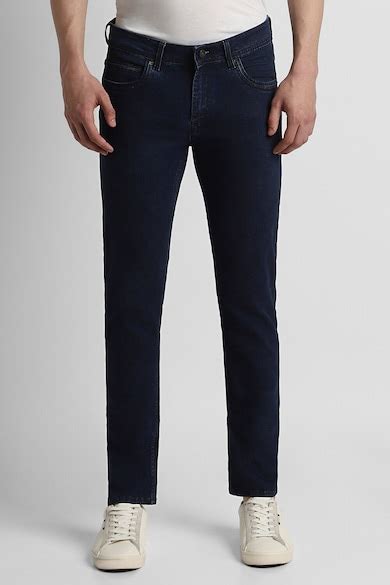 Buy Men Navy Dark Wash Jeans Online - 797659 | Peter England