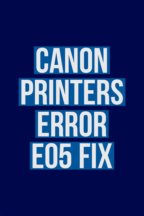 Image result for Canon Error Code E15