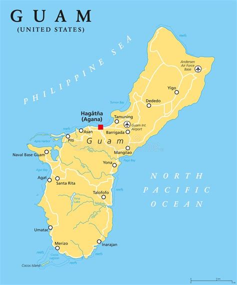 关岛政治地图 向量例证. 插画 包括有 密克罗西亚岛, 映射, 亚特兰提斯, 标记, 关岛, 状态, 例证 - 95534440