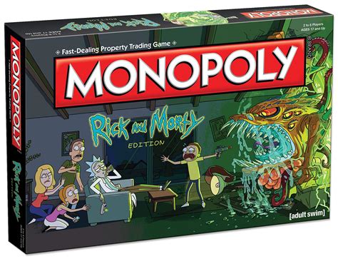 Mua Monopoly Rick and Morty Board Game | Based on the hit Adult Swim ...