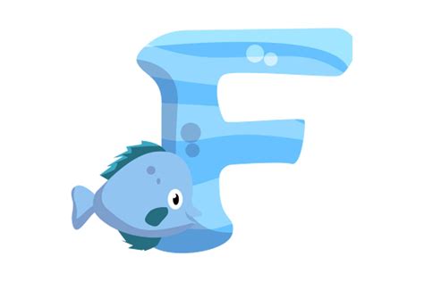 Cute Animals "F" Alphabet Letters Graphic by Goodtimeartsy · Creative ...