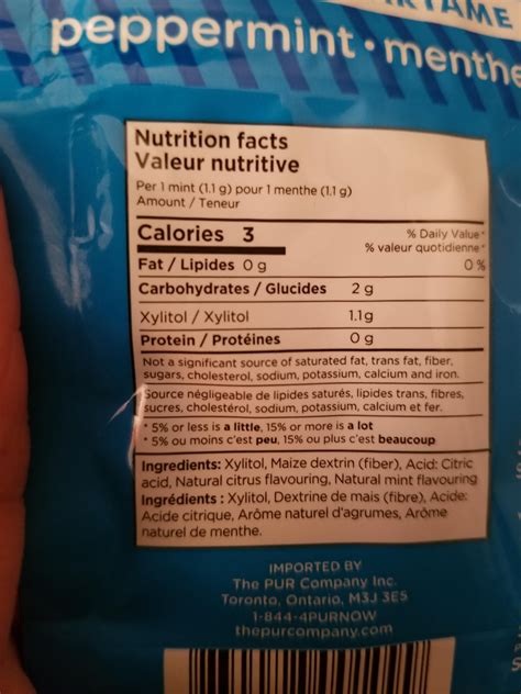 Pur xylitol mints... extra ingredients okay for teeth?? : r/askdentists