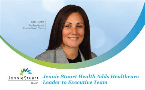 Jennie Stuart Health Adds Healthcare Leader to Executive Team - Jennie ...