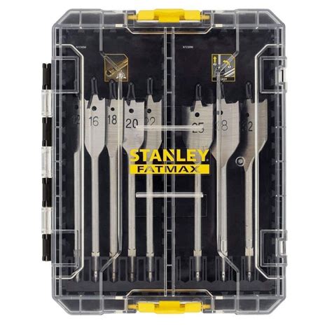 STANLEY STA88556-XJ 8-Piece FATMAX Wood Drill Bit Set : Amazon.in: Home ...