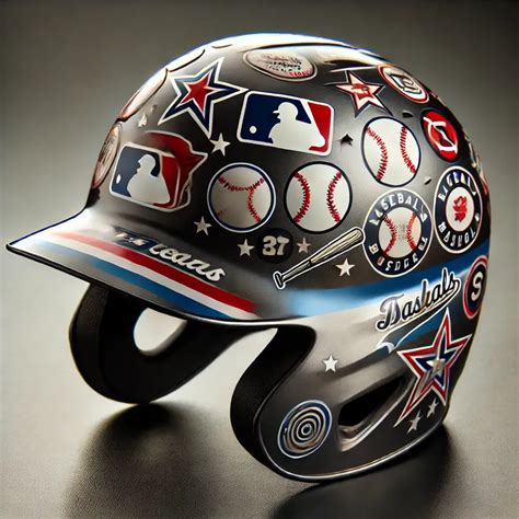 Buy Custom Baseball helmet decals Online | Estickers Australia