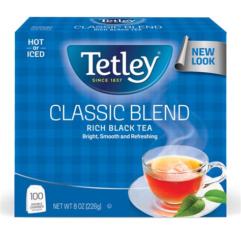 Tetley British Classic Blend Black Tea Bags, 100 Count - Walmart.com