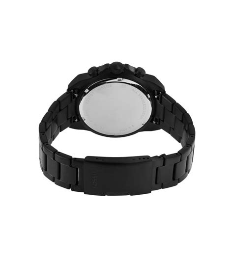 Bronson Chronograph Black Stainless Steel Watch